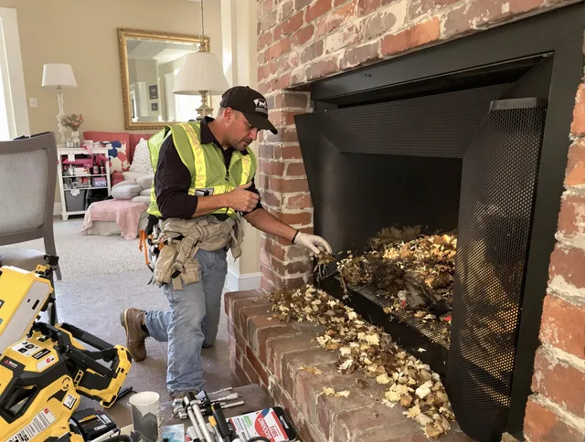 Safe screening installation by Norco Chimney Sweep in Norco, CA