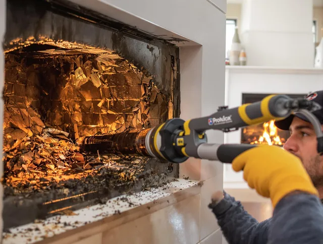 Professional chimney cleaning by Norco Chimney Sweep in Norco, CA