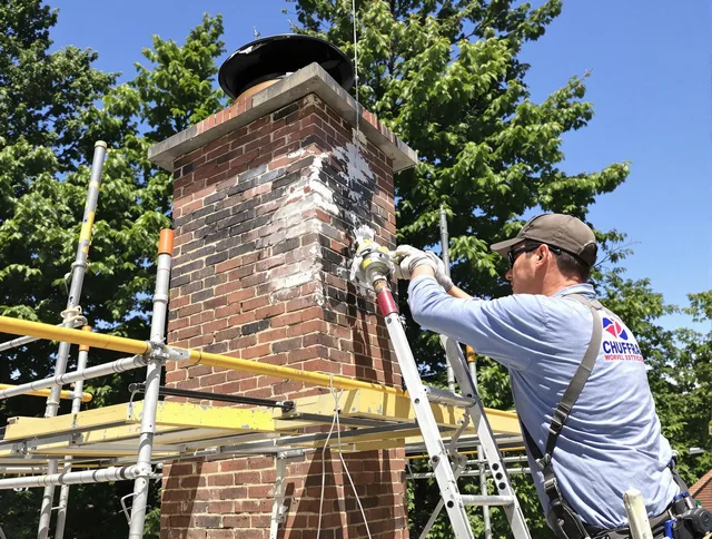Structural chimney repair by Norco Chimney Sweep in Norco, CA