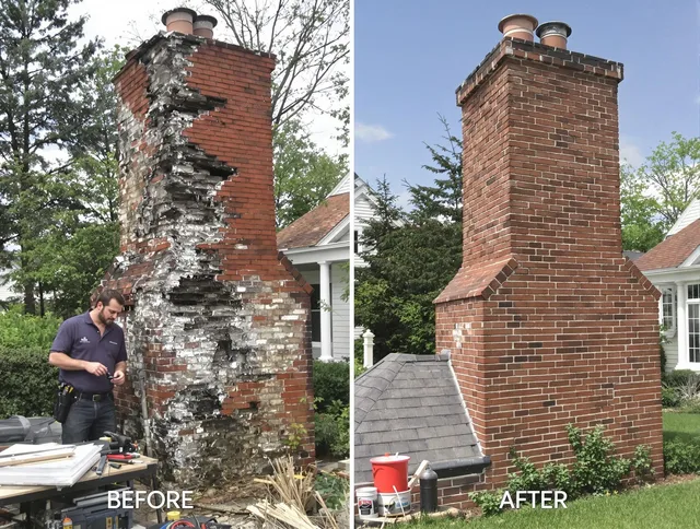 Norco Chimney Sweep performing a full chimney restoration in Norco, CA
