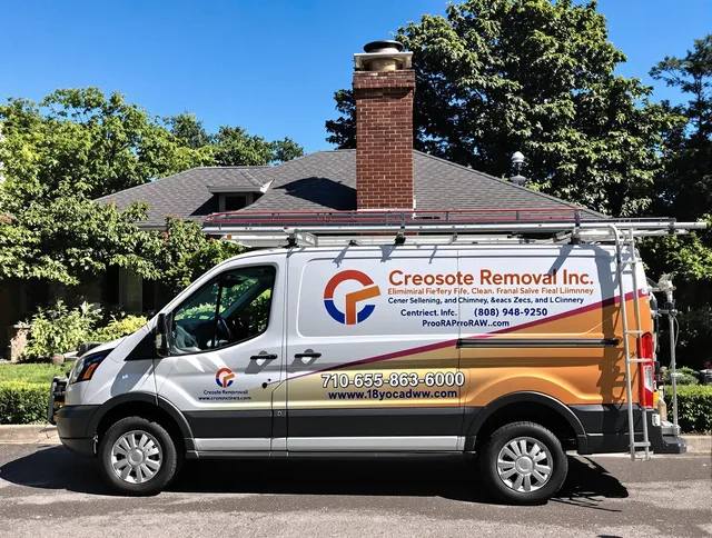Norco Chimney Sweep technician removing creosote safely in Norco, CA