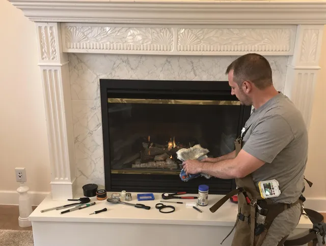 Norco Chimney Sweep performing fireplace maintenance in Norco, CA