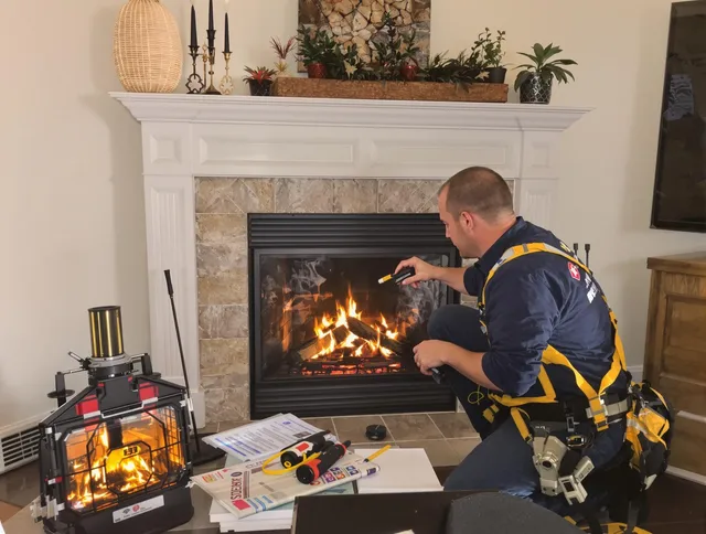 Safety-focused fireplace inspection by Norco Chimney Sweep in Norco, CA